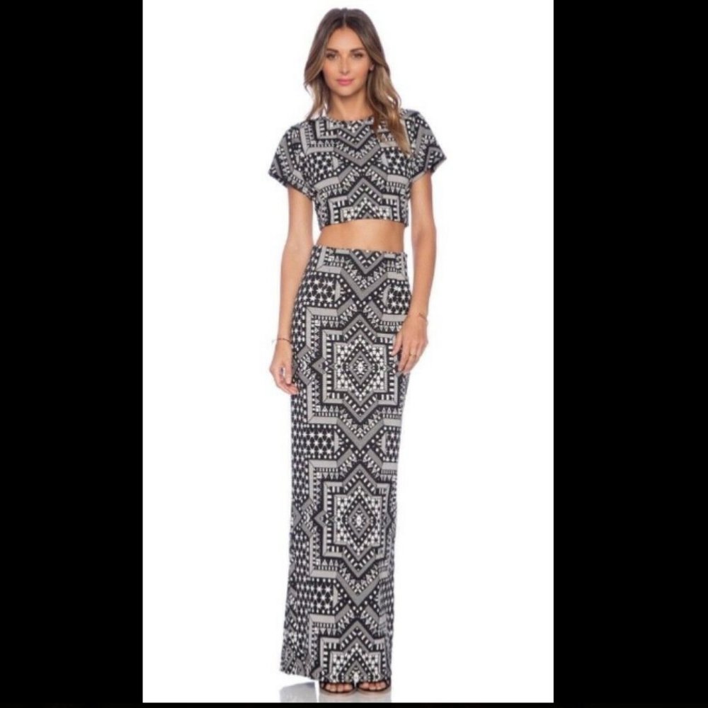 Mara Hoffman Crop and Maxi Skirt set Size S